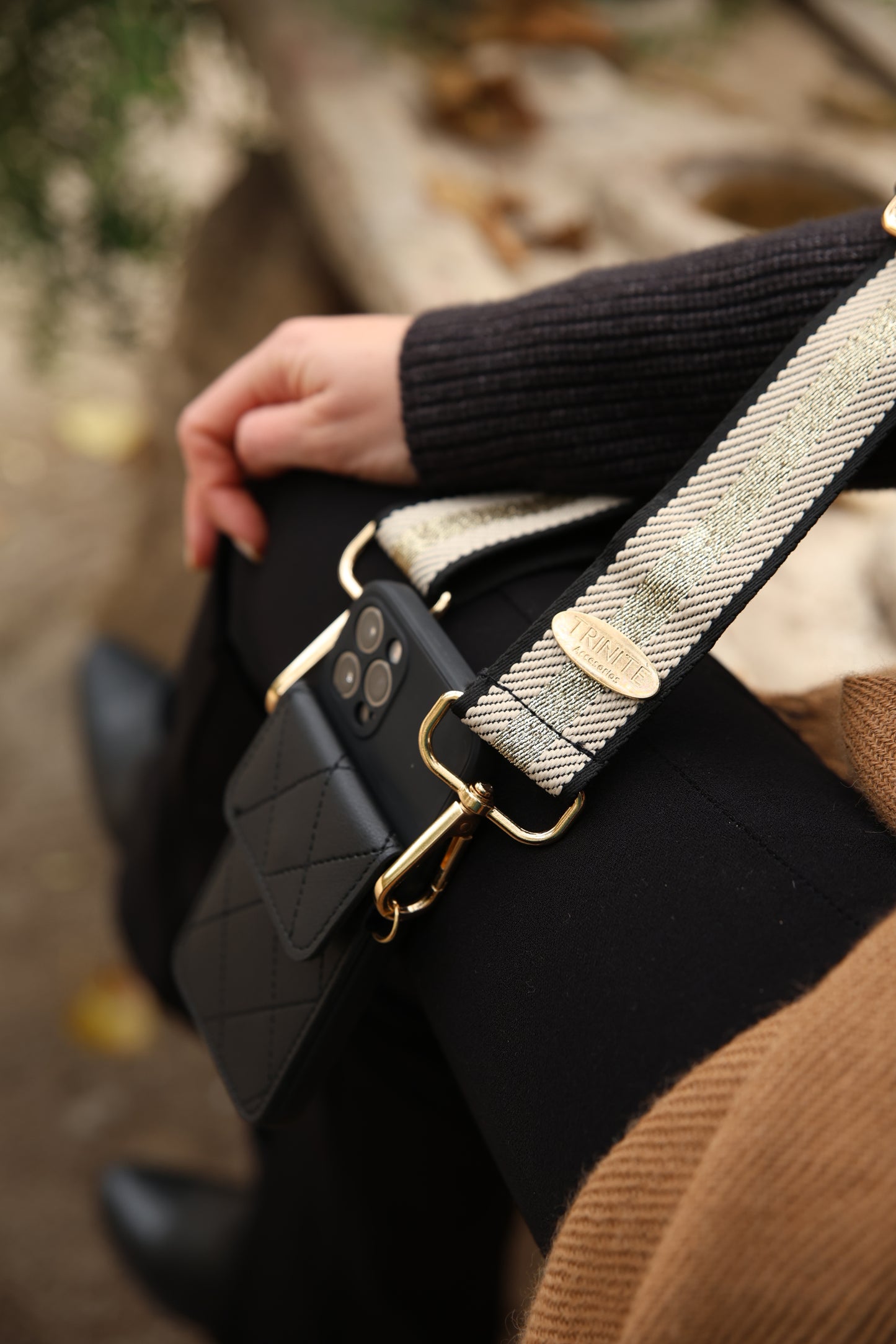 Strap - Golden & Black