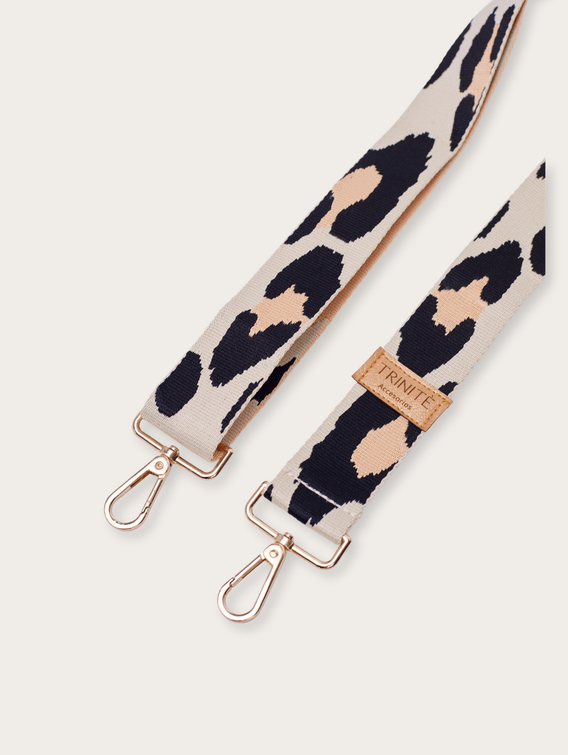 Strap - Leopard Print Beige