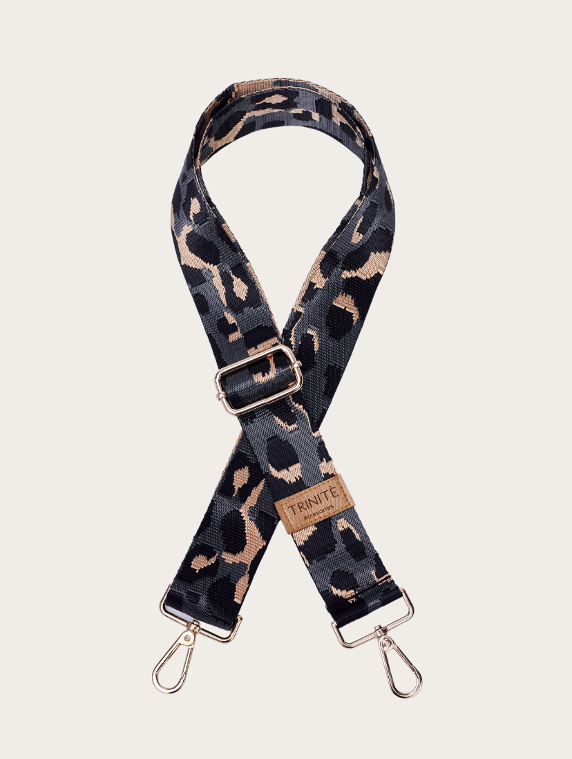 Strap - Leopard Print Gris