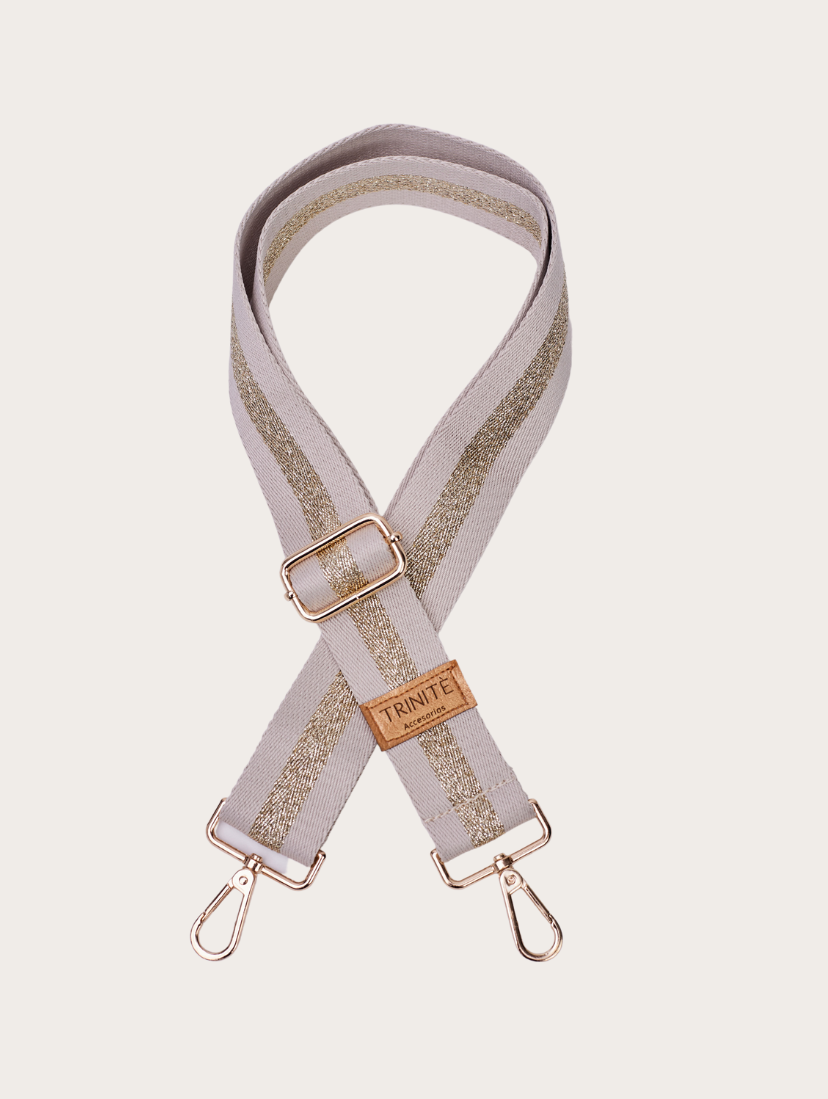 Strap - Golden & Beige