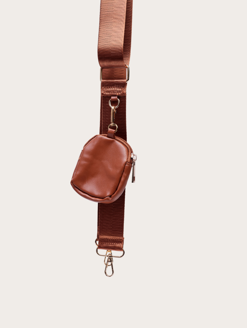 Monedero Strap - Café