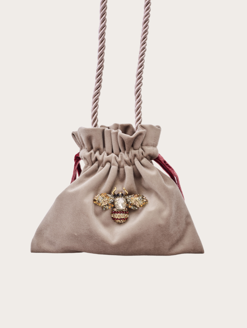 Classy Bag - Beige & Burdeo