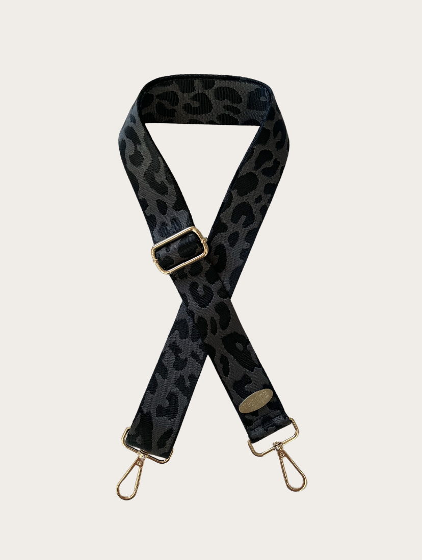 Strap - Leopard Black & Grey