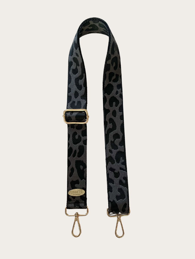 Strap - Leopard Black & Grey