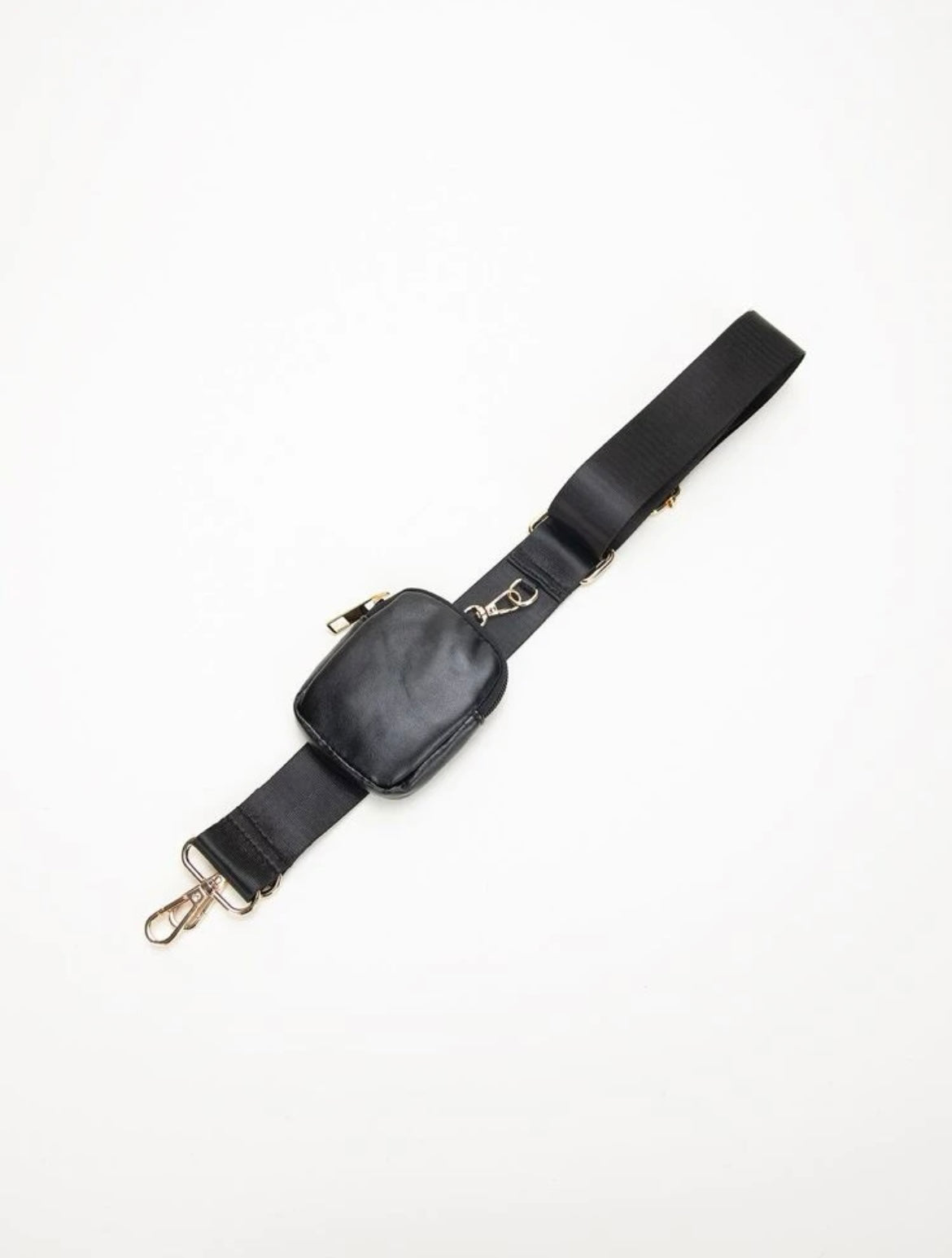 Monedero Strap - Negro