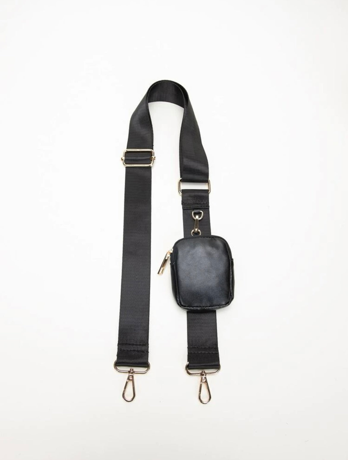 Monedero Strap - Negro