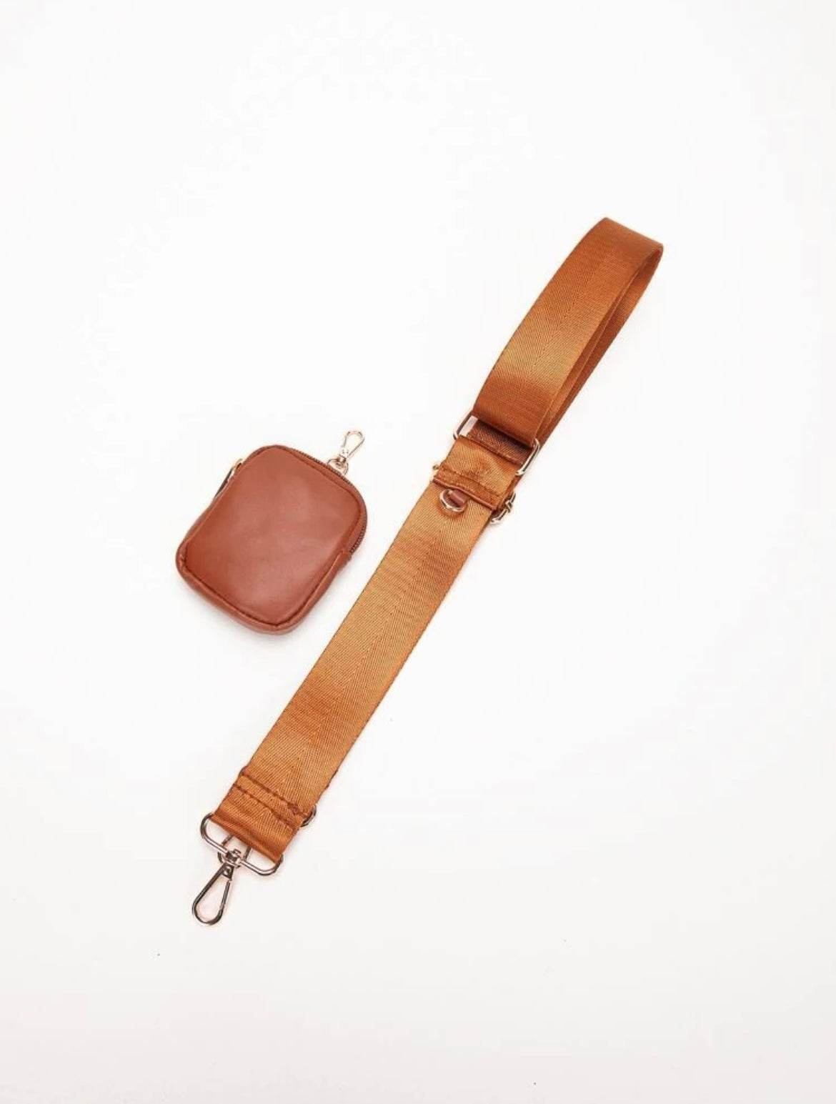 Monedero Strap - Café