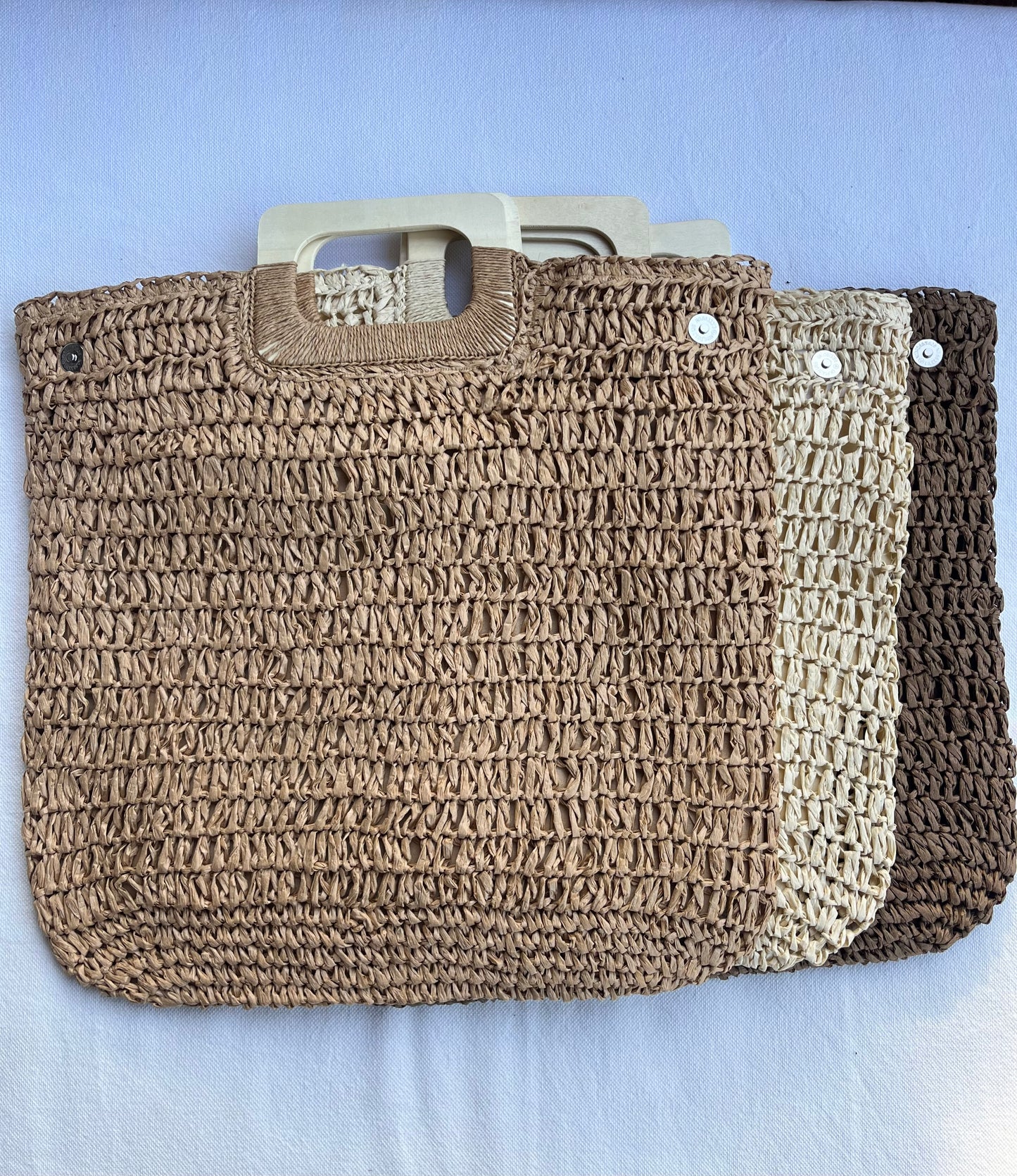 Rafia Beach Bag - Beige