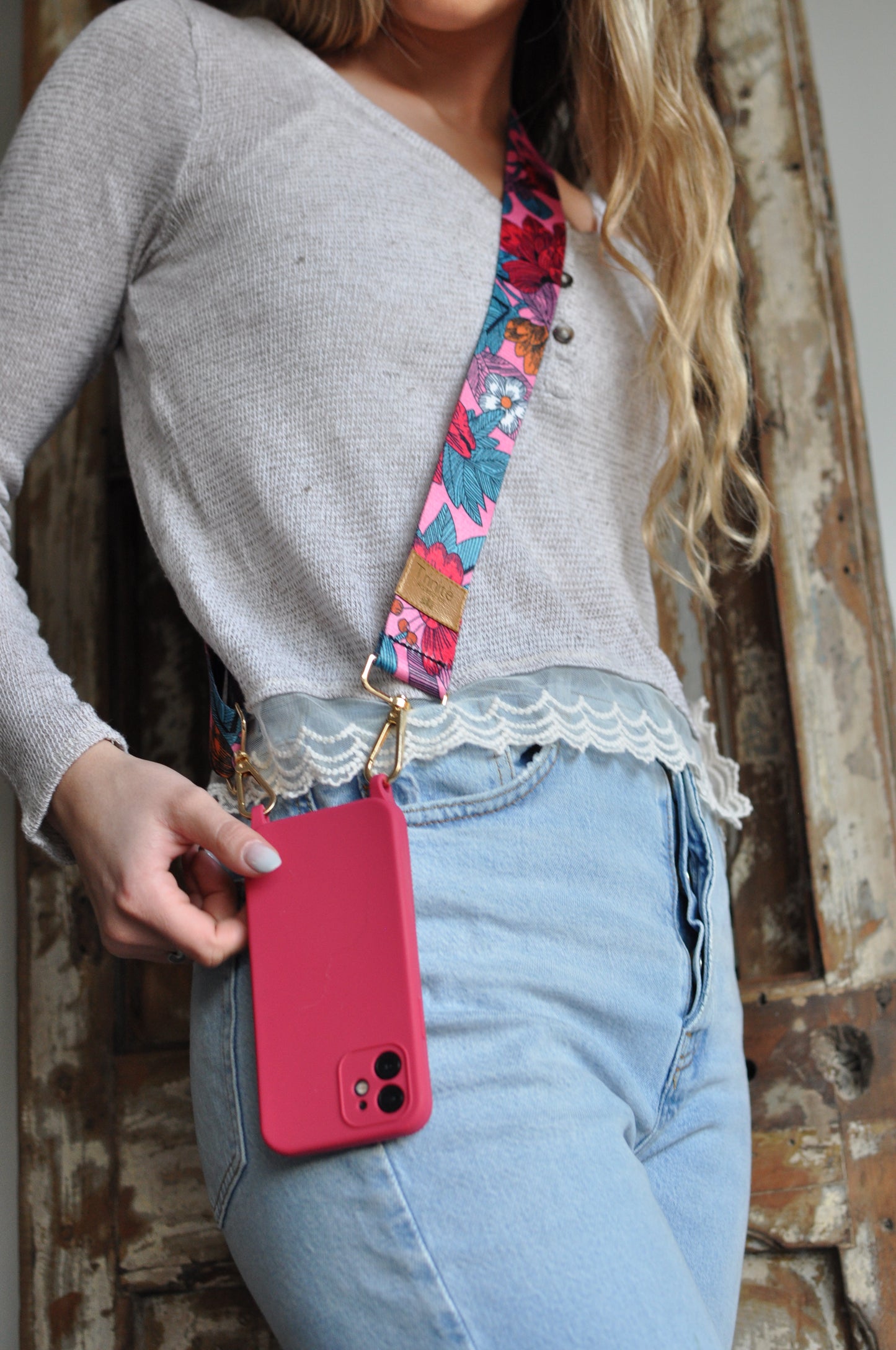 Strap - Flowers Pink