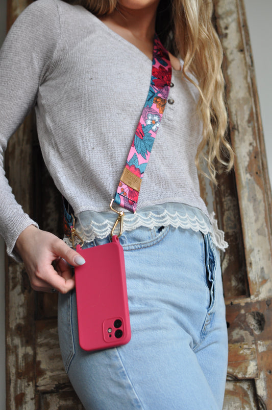 Strap - Flowers Pink